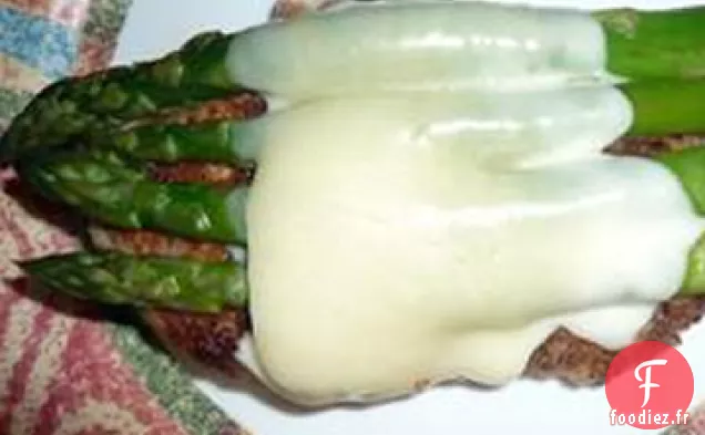 Poulet Rapide aux Asperges et au Provolone