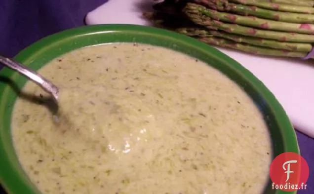Soupe Crémeuse aux Asperges