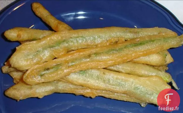 Planète Végétarienne Asperges Wasabi Tempura