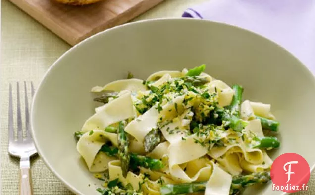 Pappardelle au Citron Gremolata et Asperges