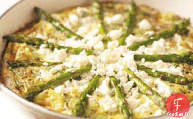 Frittata aux Asperges Féta