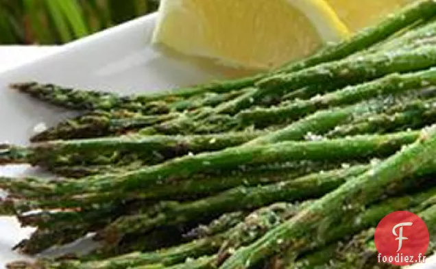 Asperges au Citron Parmesan Grillées