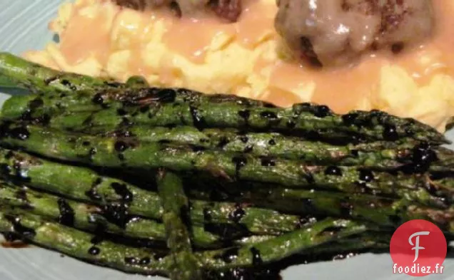 Asperges Grillées Au Sirop Balsamique