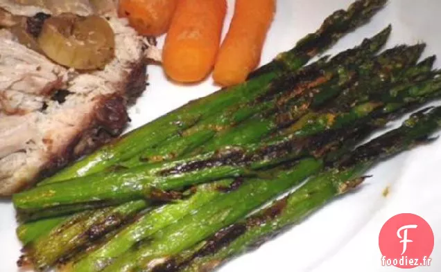 Asperges Grillées Au Citron et à l'Ail