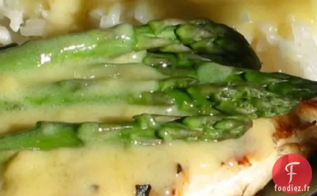 Poulet Aux Asperges Sauce Hollandaise