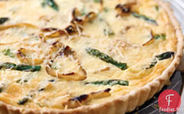 Tarte aux Asperges et au Parmesan