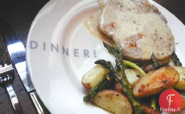 Pommes de Terre Rouges Rôties et Asperges - Ww 4 Pts