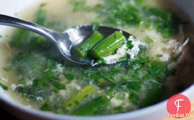 Dîner Ce soir: Soupe de Crabe aux Asperges (Sup Mang Tay Cua)