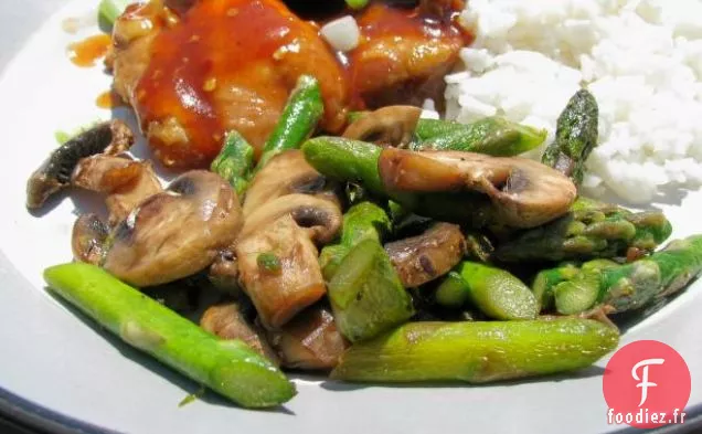 Salade de Pâtes au Poulet Et aux Asperges