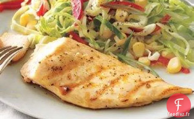 Poulet Au Citron Grillé Au Chou - Recette De Salade De maïs