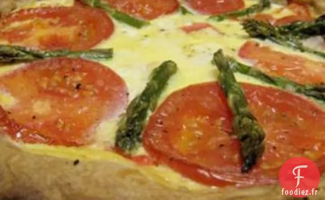 Tarte Aux Asperges de Crabe