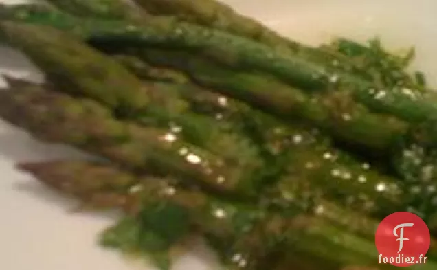 Asperges au Citron Vert et Gingembre