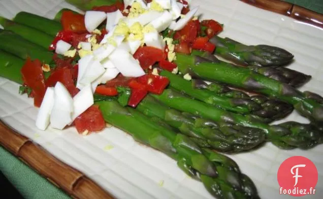 Salade d'Asperges Balsamiques et Tomates Cerises