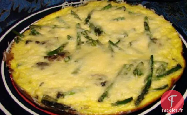 Emmentaler et Frittata d'Asperges