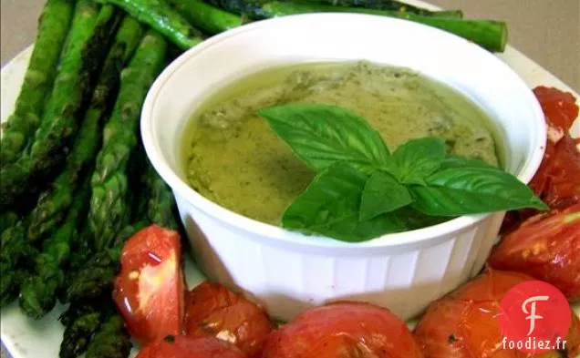 Asperges et Champignons Rôtis