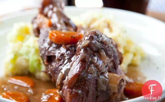 Jarrets D'Agneau Avec Purée De Colcannon