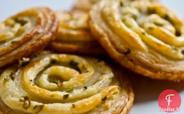 Roulés au Fromage à la Crème et à la Ciboulette