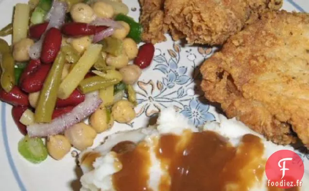 Purée de Pommes De Terre à l'Ail Doré