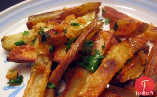 Frites à l'ail (Légères)