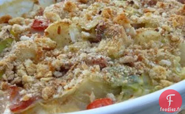 Chou Festonné au Jambon et au Fromage