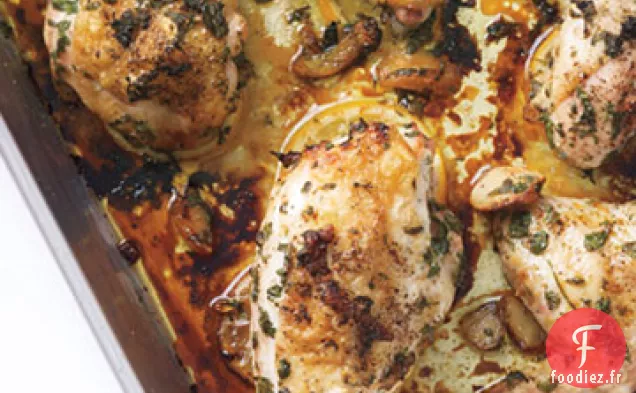 Poulet Mariné à l'Huile d'Ail