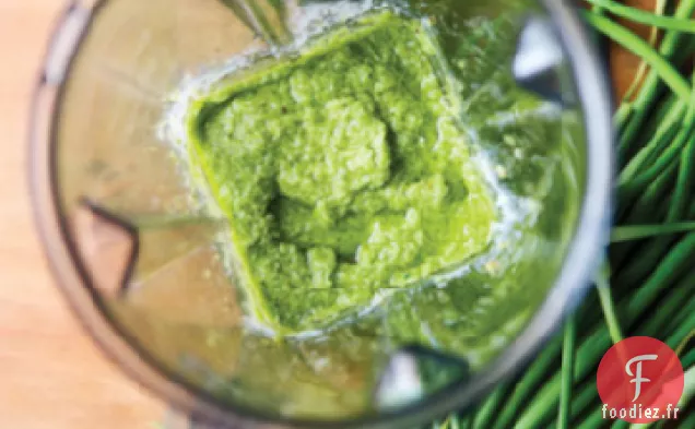 Pâtes à l'ail - Pesto Scape