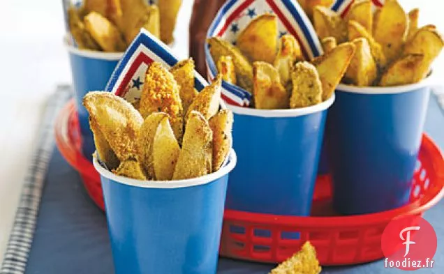 Quartiers de Pommes De Terre au Four à l'Ail
