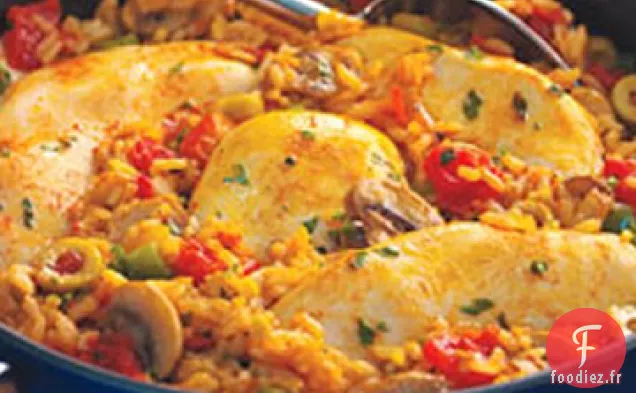 Poulet aux Olives Vertes I