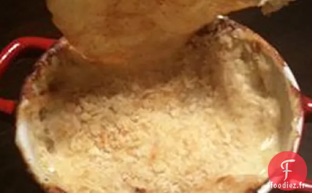 Trempette au Parmesan au Crabe Chaud