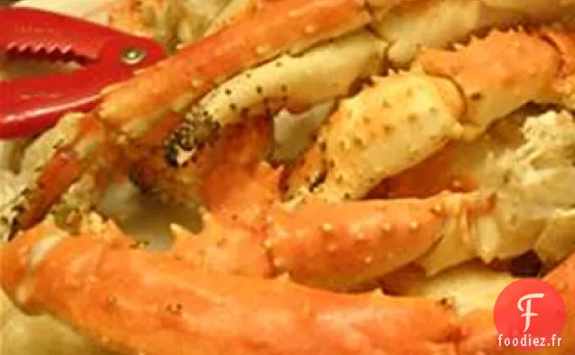 Cuisses de Crabe à la Citronnelle Cuites à la Vapeur