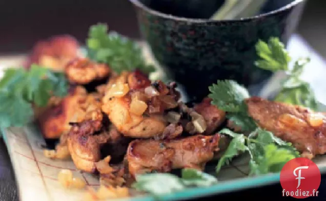 Recette de Bouchées de Poulet au Porto et au Paprika