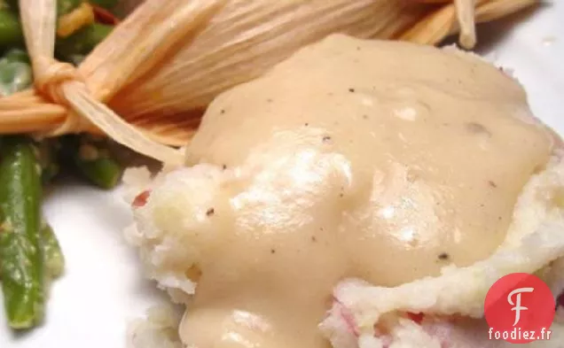 Purée De Pommes De Terre Rouges À L'Ail Et Au Parmesan