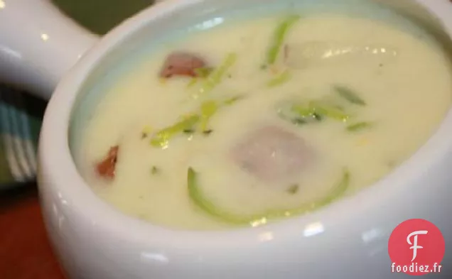 Soupe de Poireaux, Pommes de Terre et Estragon