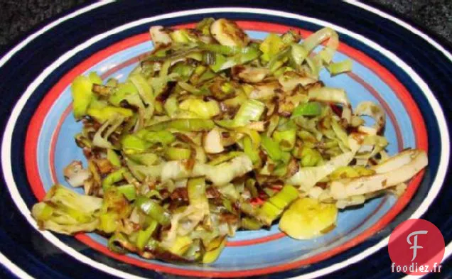Poireaux Sautés