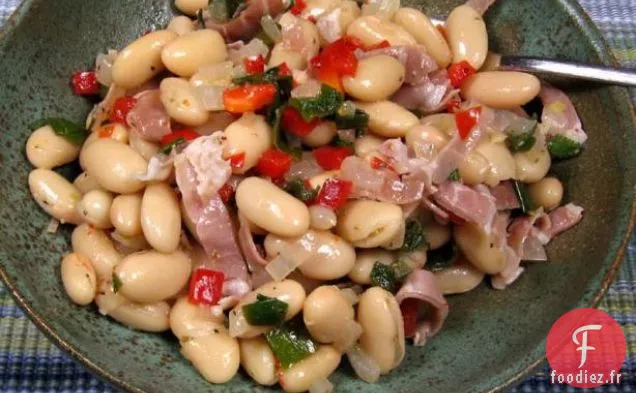 Haricots Blancs Au Prosciutto et à la Sauge
