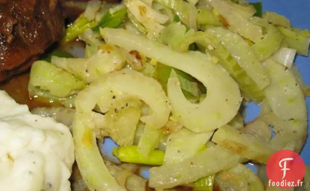 Poireaux Pochés Chardonnay et Vinaigrette à la Crème Fraîche