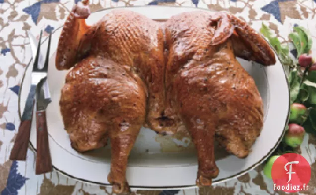 Dinde au Beurre avec Farce au Fenouil, Saucisse et Ricotta