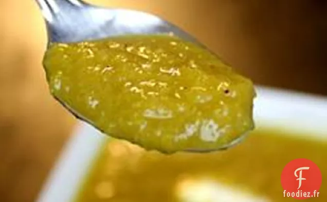 Soupe aux Pommes et Poireaux au Curry