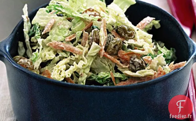 Salade de chou au Cumin et Raisins secs