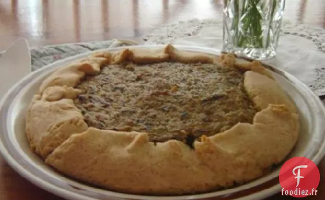 Tarte au Tofu aux Champignons