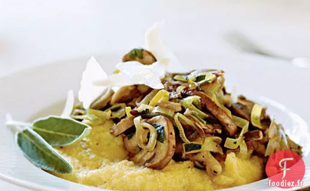 Polenta Douce au Sauté de Champignons Sauvages