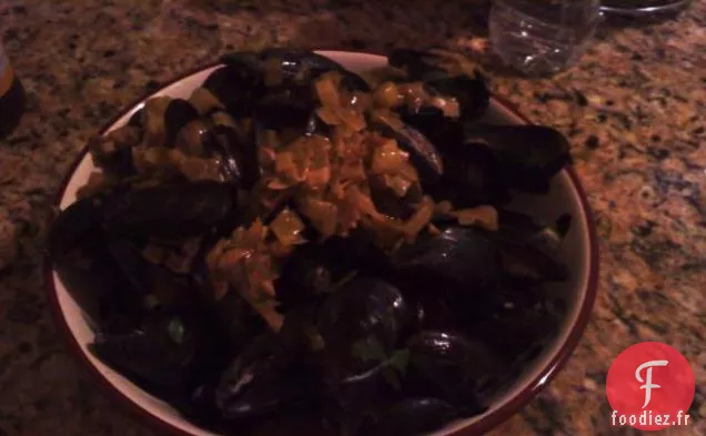 Moules et Poireaux Sucrés