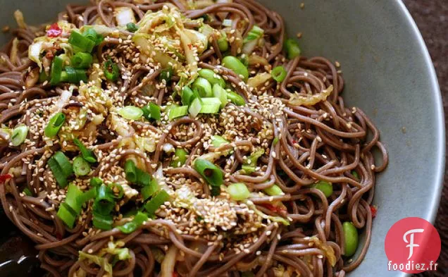 Nouilles Soba Épicées Aux Shiitakes