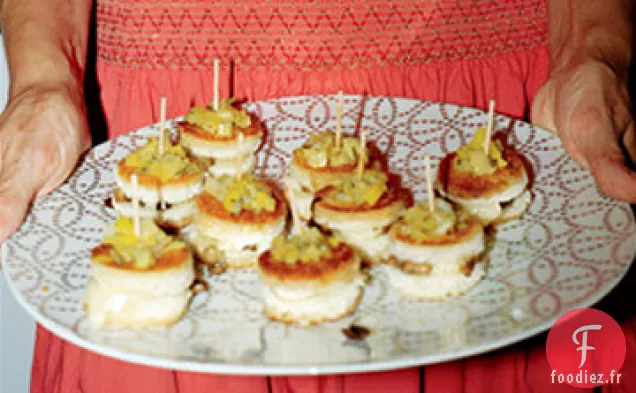 Petite Recette de Sandwichs au Camembert aux Poireaux et Cremini