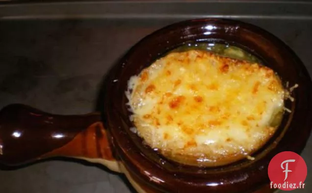 Soupe À L'Oignon Bistro Aux Poireaux