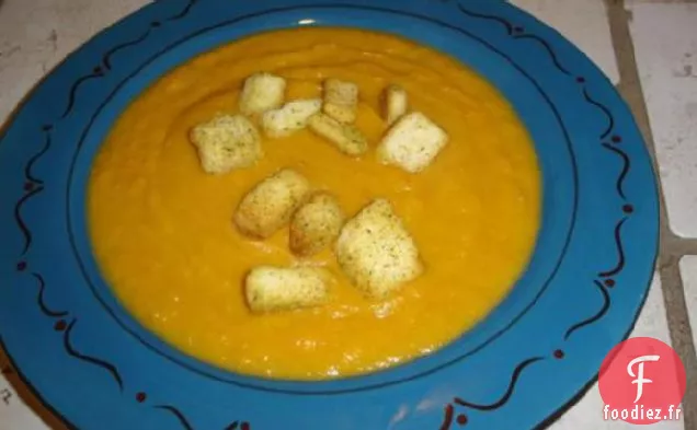 Soupe à la Crème de Patates Douces (Crema Di Papata Dolci E Gabretti)