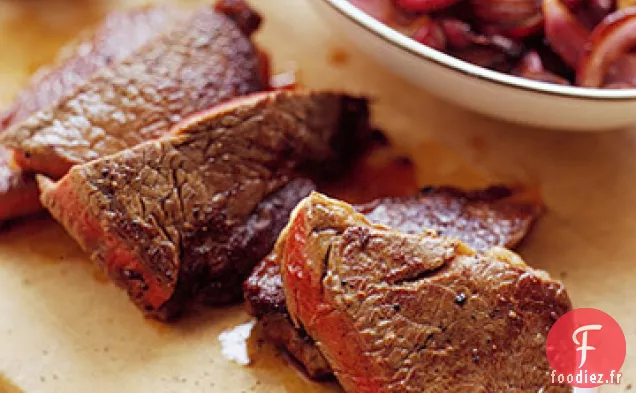 Steak aux Oignons Caramélisés