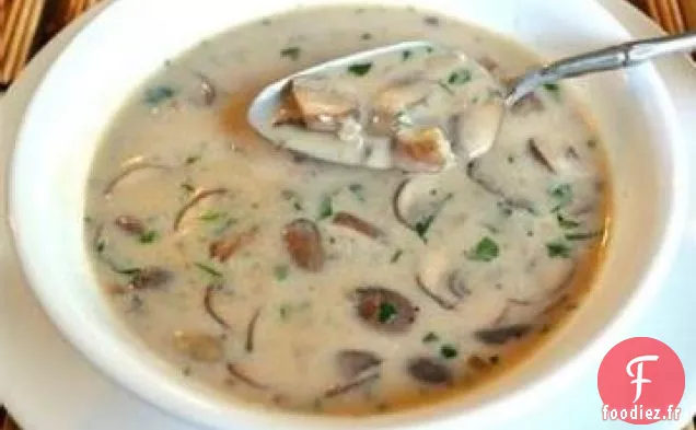 Soupe de Champignons Sauvages Frais