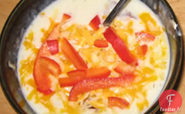 Soupe à la Crème d'Oignon et aux Pommes de Terre