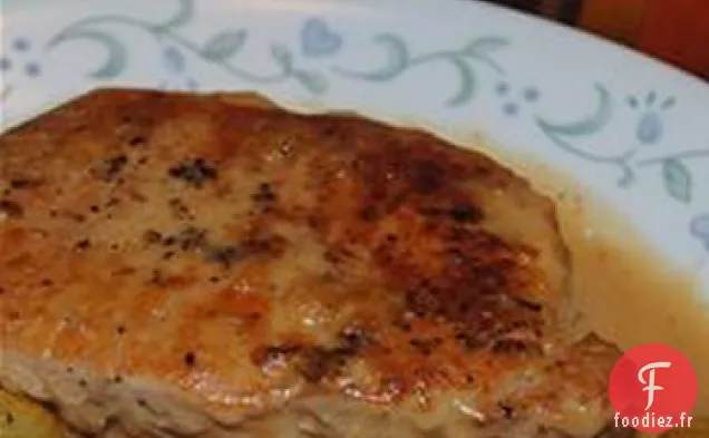 Côtelettes en Sauce aux Champignons